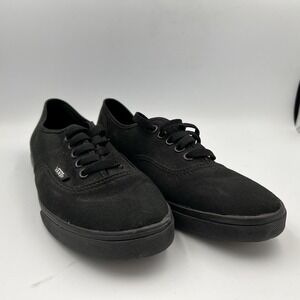 VANS T375 Black Black  Lo Pro Skate Shoes Lace Up  M 8.5 W 10 New Without Box